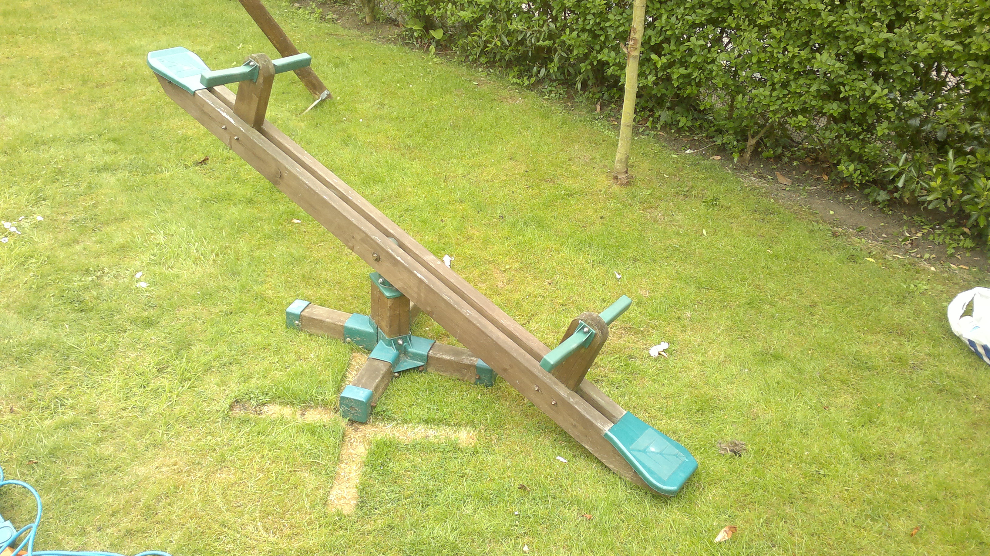 Plum Products See Saw Installation Climbing Frame Installer