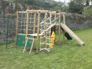 Action Ramparts Climbing Frame Installation