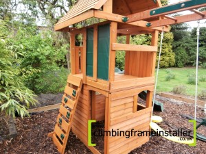 Osborn Wooden Climbing Frame Selwood Products Climbing Frame Erection Team