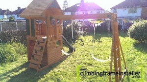 Osborn Cedar Climbing Frame Climbing Frame Erection Team