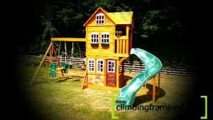 The Stonefield Lodge Cedar Climbing Frame