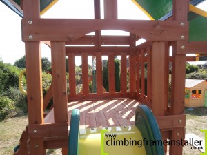 Pathfinder Cedar Wooden Climbing Frame Climbing Frame Erection Team