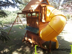 Grandview Cedar Climbing Frame Selwood Climbing Frame Erection and Building Team