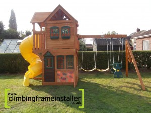 The Selwood Goldenridge Cedar Climbing Frame