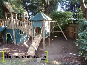 Plum Wildebeest Play Centre Climbing Frame Installer