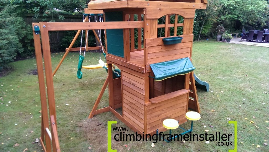 Ridgeview Deluxe Climbing Frame Climbing Frame Installation