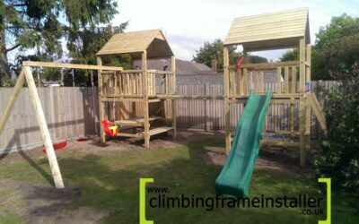 PlayCrazy Double Tower Climbing Frame