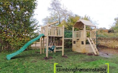 PlayCrazy Double Tower Climbing Frame Custom Build