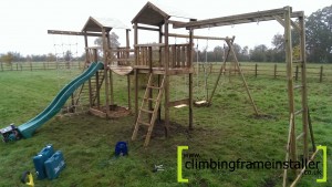 Monmouth Twin Tower Action Climbing Frame Climbing Frame Builder