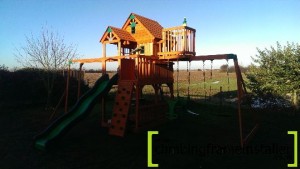 The Selwood Products Skyfort Climbing Frame
