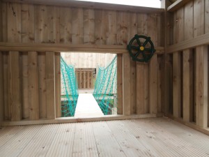 NI Double Tower Climbing Frame Accessories - Steering Wheel Climbing Frame Installation