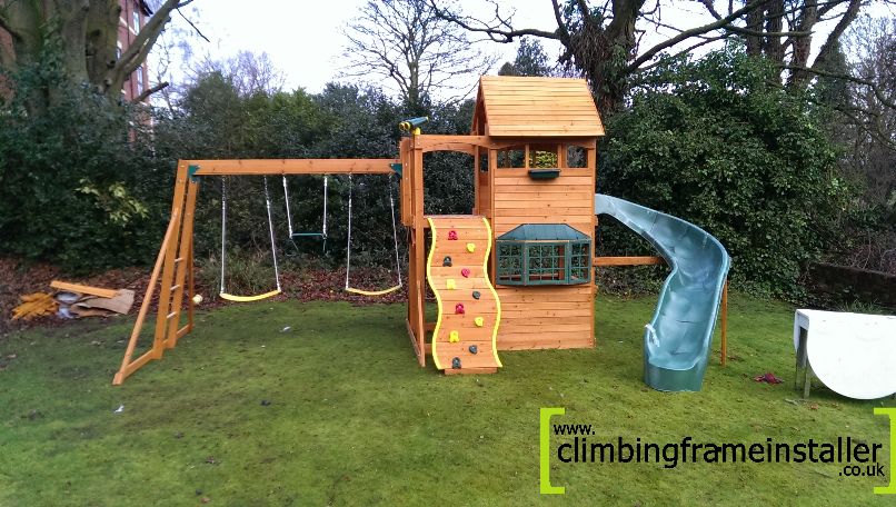 The Selwood Audley Deluxe Climbing Frame