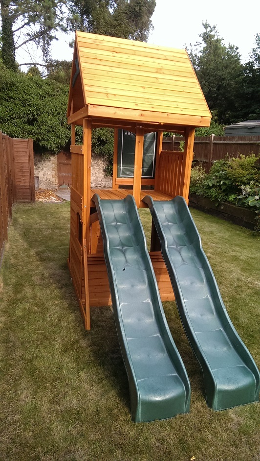 Selwood Duchess Climbing Frame Installation  Climbing Frames UK PLayset builders