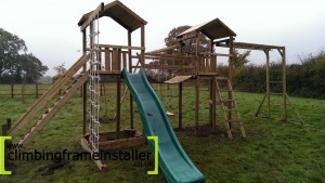 The Arundel Twin Tower Climbing Frame from Action