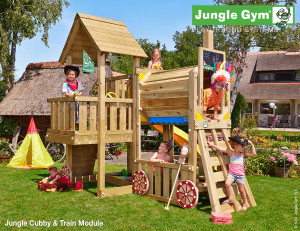 The Jungle Gym ‘Cubby Train’ Climbing Frame