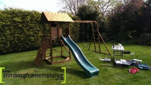 Dunster House Maxi Fort Frontier Climbing Frame Playset