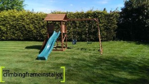 Dunster House Maxi Fort Frontier Climbing Frame Playset