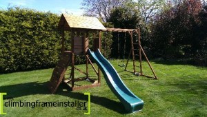 Dunster House Maxi Fort Frontier Climbing Frame Playset