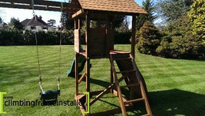 Dunster House Maxi Fort Frontier Climbing Frame Playset