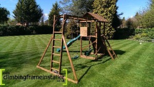 Dunster House Maxi Fort Frontier Climbing Frame Playset