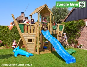 The ‘Cottage Boat’ Climbing Frame from Jungle Gym