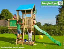 The Jungle Gym Castle Balcony Climbing Frame