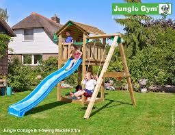 The Jungle Gym Cottage 1-Swing X’tra Climbing Frame