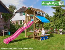 The Jungle Gym Cottage Mini Picnic Climbing Frame