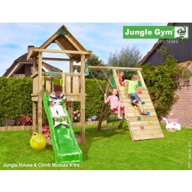 The Jungle Gym Cottage Climb X’tra Climbing Frame