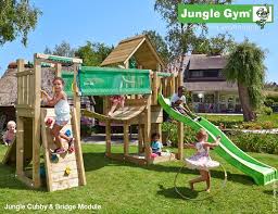 The Jungle Gym Cubby Bridge Climbing Frame