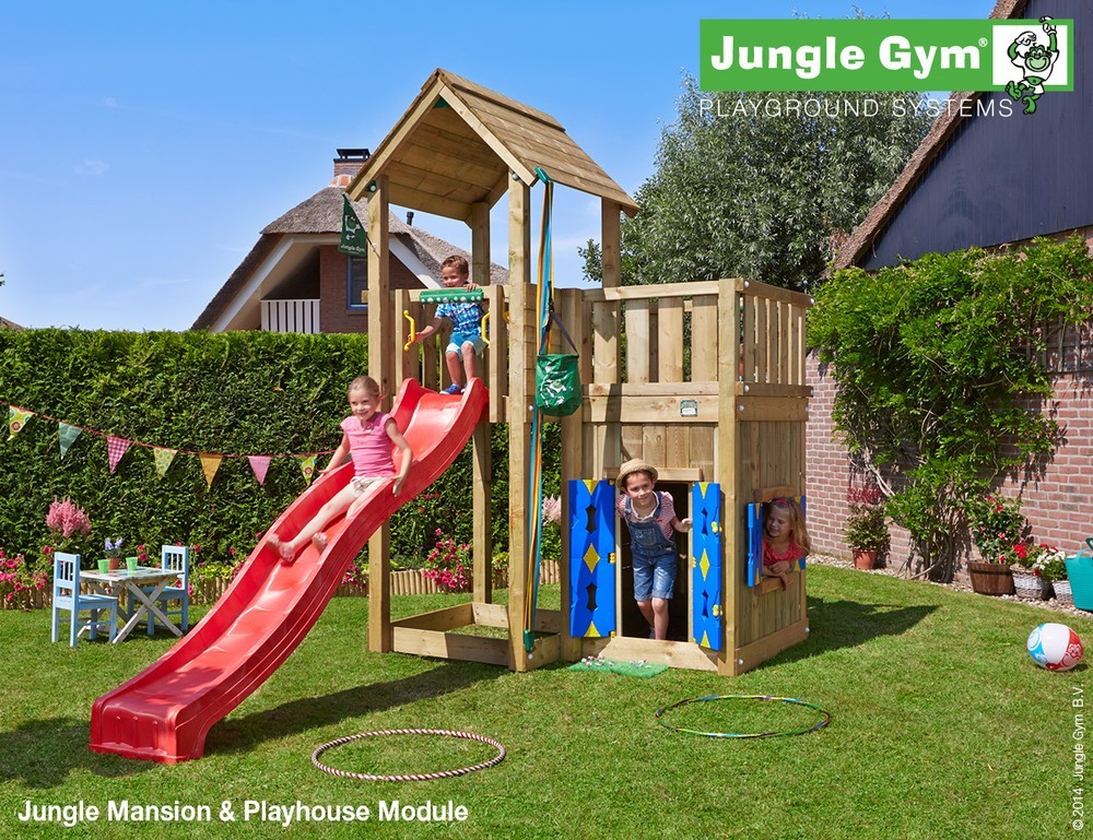 The Jungle Gym Mansion Playhouse Climbing Frame