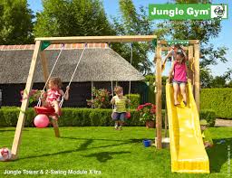 The Jungle Gym Tower 2 Swing X’tra Climbing Frame