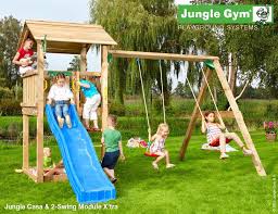 The Jungle Gym Casa 2-Swing X’tra Climbing Frame