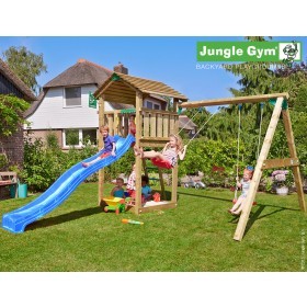 The Jungle Gym Cottage 2-Swing X’tra Climbing Frame