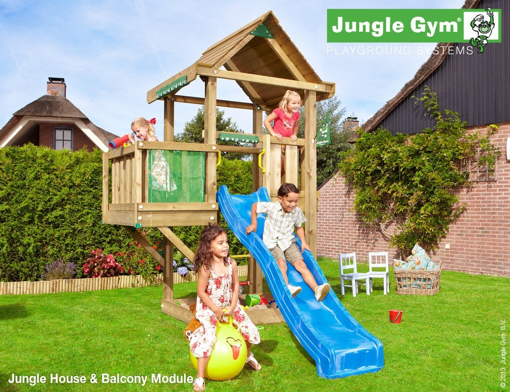 The Jungle Gym House Balcony Climbing Frame