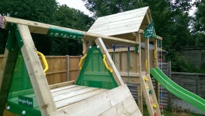 Jungle Gym Lodge Climb Xtra Climbing Frame 