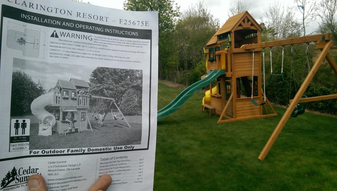 Costco Cedar Summit Clarington Resort Play Centre Climbing Frame