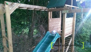 MonkeyFort Woodland Climbing Frame Installation 