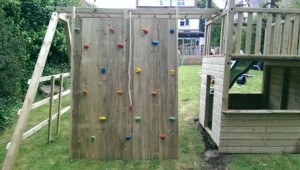 Single Tower Bespoke Play Crazy Climbing Frame 