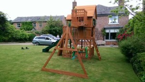 Selwood Skyfort Climbing Frame Installation 