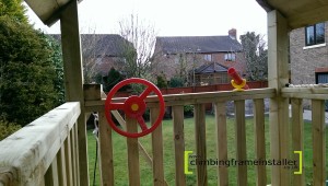 Double Tower Outdoor climbing frame play Crazy