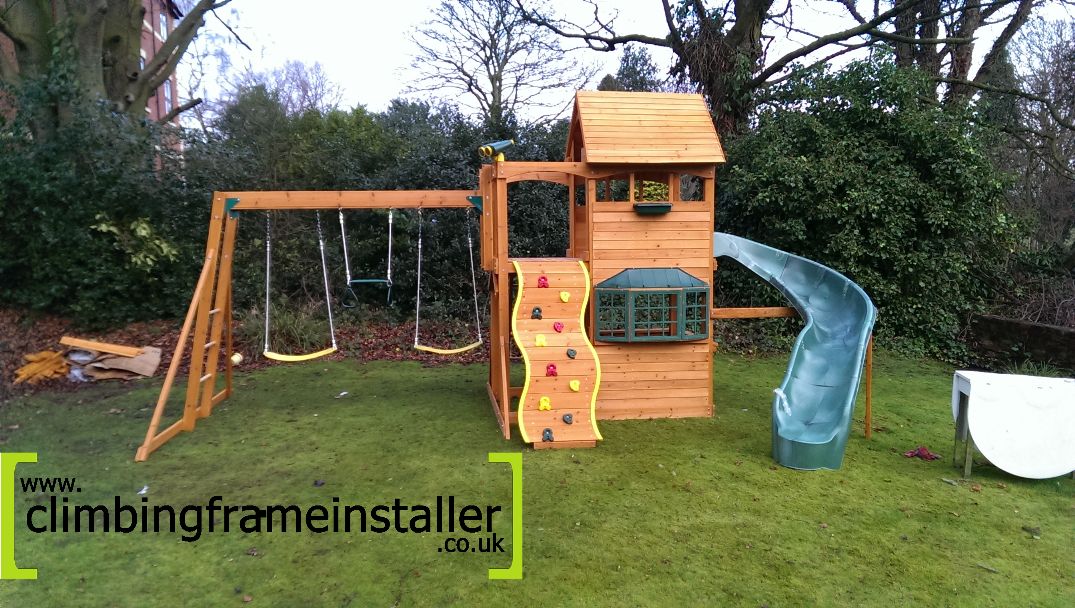 The Selwood Arlington Deluxe Climbing Frame