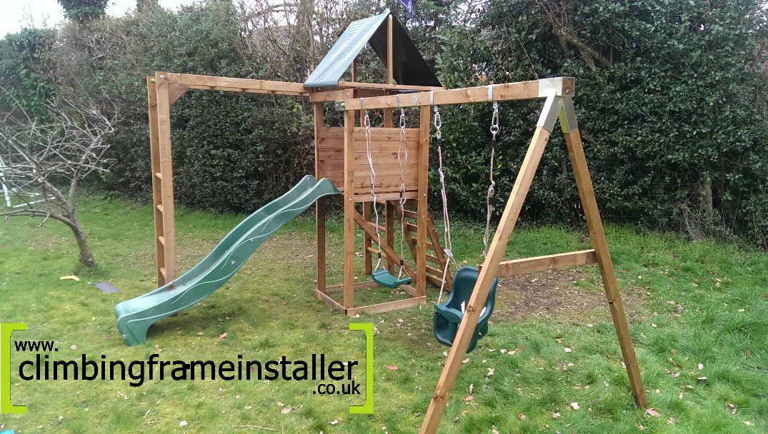 The Dunster House MonkeyFort Woodland Climbing Frame