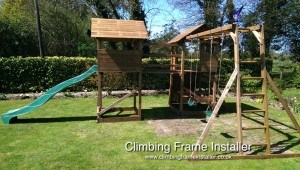 Dunster House MegaFort Climbing Frame - Climbing Frame Installer