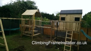Play Crazy Raised Playhouse and Tower