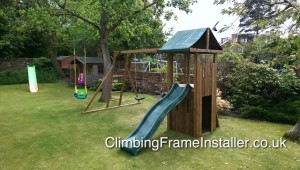 Dunster House QuestFort Triumph Climbing Frame