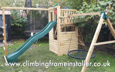 Play Crazy climbing frame – Custom installation