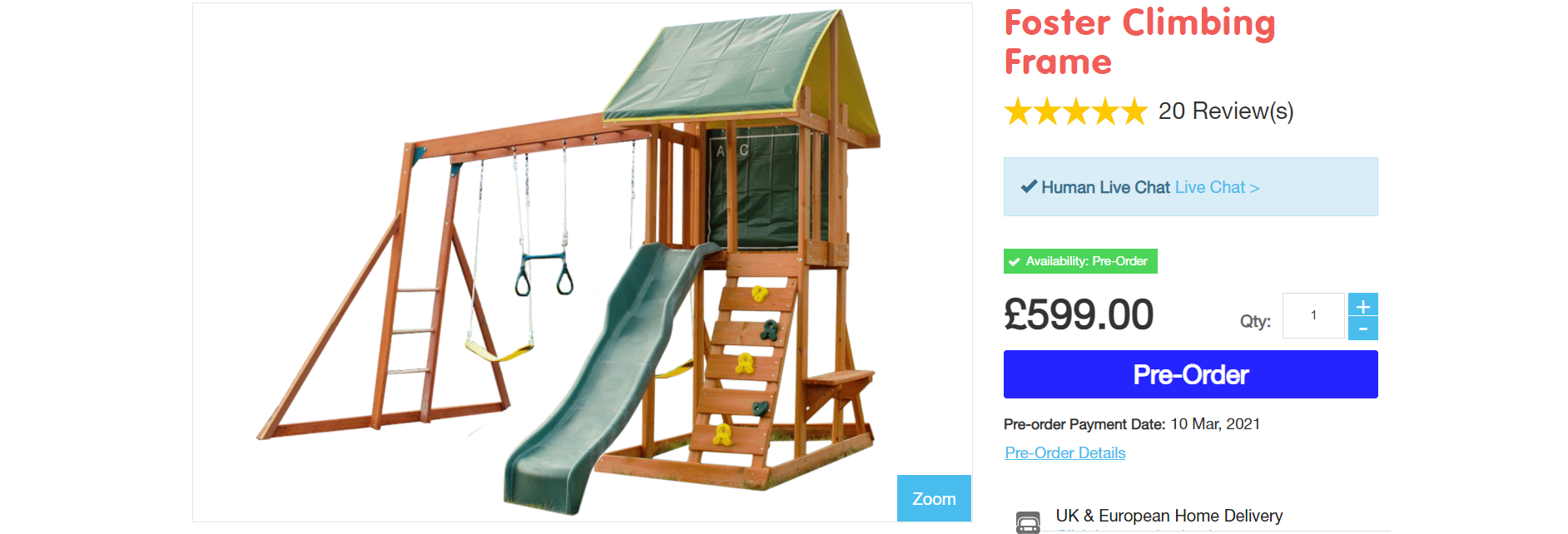 Selwood Foster Climbing Frame