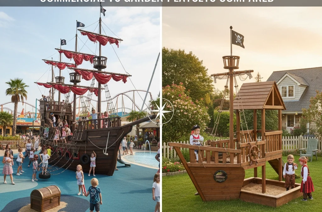 Are Pirate Ship Climbing Frames Worth It? Commercial vs Garden Playsets Compared