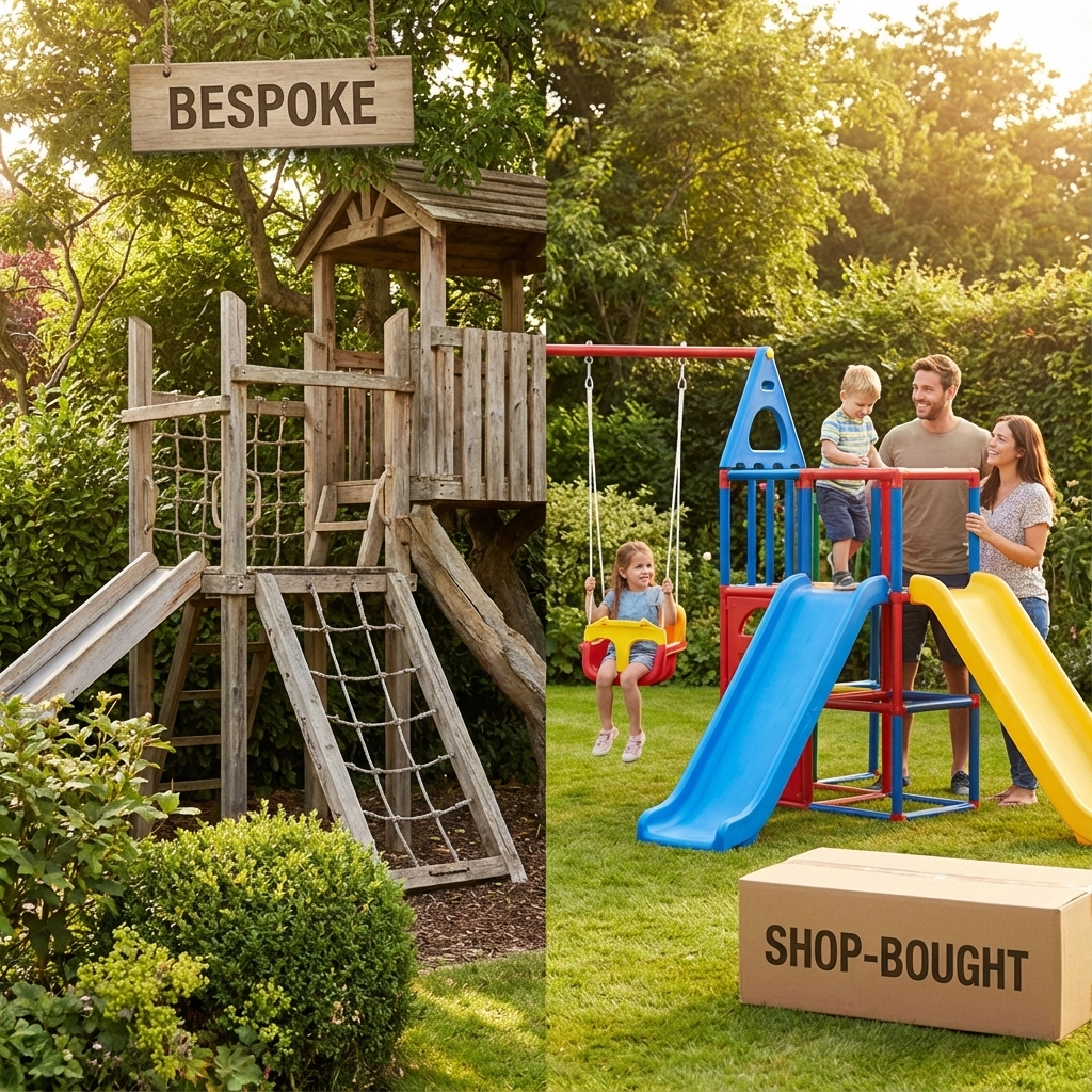 Bespoke vs. Shop-Bought: Which Climbing Frame is Best for Your Family's Garden?